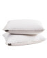Фото #2 товара Softy-Around White Feather & Down Cotton 2-Pack Pillow, Standard/Queen