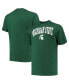 Фото #2 товара Men's Green Michigan State Spartans Big and Tall Arch Over Wordmark T-shirt