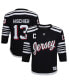 ფოტო #1 პროდუქტის Big Boys Nico Hischier Black New Jersey Devils 2021/22 Alternate Replica Player Jersey