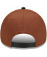 Фото #3 товара Men's Brown, Black Los Angeles Rams Harvest A-Frame Super Bowl LVI 9FORTY Adjustable Hat