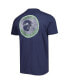 Men's College Navy Seattle Seahawks Open Field Franklin T-shirt Синий, XL - фото #4