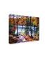 Фото #2 товара David Lloyd Glover Autumn Boardwalk Canvas Art - 37" x 49"