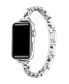 Фото #1 товара Unisex Skinny Nikki Stainless Steel Chain-Link Band for Apple Watch Size- 38mm, 40mm, 41mm