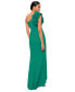 Фото #2 товара Women's Ruffled One-Shoulder Gown