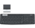 Фото #3 товара Logitech K375s Multi-Device Wireless Keyboard and Stand Combo - Full-size (100%) - Wireless - RF Wireless + Bluetooth - Mechanical - QWERTZ - Graphite - White