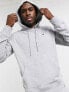 New Balance small logo hoodie in grey