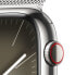 Apple Watch Series 9 GPS+ Cellular 45 mm Edelstahlgehäuse Milanese Loop