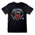 ფოტო #1 პროდუქტის HEROES Official Stranger Things Hellfire Club Logo Black short sleeve T-shirt