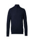 Фото #1 товара Men's Merino/Cashmere Button Neck Sweater