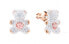 Swarovski施华洛世奇 水晶泰迪熊 耳钉 女款 白色 / Swarovski модель 5447445
