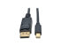 Фото #12 товара Tripp Lite Mini Displayport To Displayport Adapter Cable 4K M/M Black Mdp To Dp