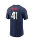 Фото #2 товара Men's Joe Ryan Navy Minnesota Twins Player Name and Number T-shirt