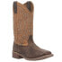 Фото #2 товара Laredo Caney Square Toe Cowboy Womens Brown Casual Boots 5878