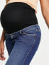 Женские джинсы Topshop Maternity Leigh Jeans in Indigoblau mit Überbauchbund W32 L30 - фото #5