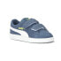 Фото #2 товара Puma Smash V2 Sd V Slip On Toddler Boys Blue Sneakers Casual Shoes 36517833