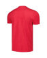 Men's and Women's Red Chicago Bulls Hardwood Classics MVP Throwback Logo T-shirt
