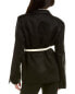 Фото #2 товара Брюки Beulah 2Pc с отделкой шерстяным пиджаком Women's черные размер S