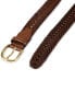 Фото #3 товара Men's Hand-Laced Braided Belt, Created for Macy's