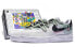 Фото #1 товара 【定制球鞋】 Nike Air Force 1 Low 特殊鞋盒 夏末游园 西瓜 涂鸦 低帮 板鞋 男款 黑绿 / Кроссовки Nike Air Force CW2288-111