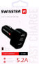 Фото #2 товара Зарядное устройство для автомобиля Swissten Ładowarka Swissten Car Charger 3x USB-A 5.2 A (20111200)