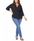 Plus Size Pintuck Blouse