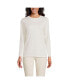 ფოტო #2 პროდუქტის Petite Relaxed Supima Cotton T-Shirt