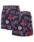 Фото #1 товара Women's Navy Boston Red Sox Toss Logo Lux Skirt