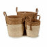 Фото #2 товара Корзина для хранения Gift Decor набор корзин коричневый натуральный солома 2 штуки