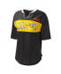 ფოტო #3 პროდუქტის Women's Black Joey Logano Lead Off Henley T-shirt