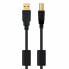 Фото #8 товара Кабель USB 2.0 A — USB B NANOCABLE 10.01.1203 Чёрный 3 m (1 штук)