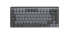 Фото #1 товара Logitech MX Mechanical Mini Minimalist Wireless Illuminated Keyboard - Tenkeyless (80 - 87%) - RF Wireless + Bluetooth - Mechanical - QWERTZ - LED - Graphite - Grey