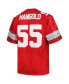 Фото #2 товара Men's Nick Mangold Scarlet Ohio State Buckeyes Big and Tall Legacy Jersey