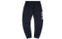 Li-Ning Fan Wu Sport Knitted Pants with Leg Ties, Black AKLQ505-2