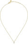 Gold-plated necklace with clear zircon Silver LPS10AWV09