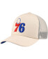 Men's Cream Philadelphia 76ers Trucker Adjustable Hat - фото #1