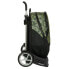 Фото #3 товара Детский рюкзак с колесиками Kelme Travel Черно-зеленый 32 х 44 х 16 см