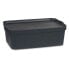 Storage Box with Lid Anthracite Plastic 14 L 29,5 x 14,3 x 45 cm (12 Units)