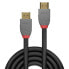 Lindy 0.5m High Speed HDMI Cable - Anthra Line - 0.5 m - HDMI Type A (Standard) - HDMI Type A (Standard) - 4096 x 2160 pixels - 18 Gbit/s - Black - Grey