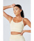 ფოტო #2 პროდუქტის Women's Recycled Colour Block Body Fit Seamless Sports Bra