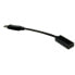 Фото #1 товара VALUE Cableadapter, v1.2, DP M - HDMI F, 0.15 m, HDMI Type A (Standard), DisplayPort, Male, Female, Black