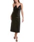 Фото #1 товара Aiifos Anya Silk Maxi Dress Women's Black Xs