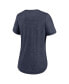 ფოტო #4 პროდუქტის Women's Heather Navy Minnesota Twins Touch Tri-Blend T-shirt