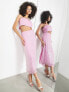 Фото #3 товара ASOS EDITION sequin cami crop top in pink