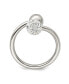 Фото #3 товара Stainless Steel Polished with Preciosa Crystal Ring