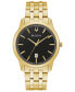ფოტო #1 პროდუქტის Men's Classic Sutton Gold-Tone Stainless Steel Bracelet Watch 40mm