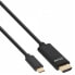 Фото #1 товара InLine USB display cable - USB-C male to HDMI male - 1m