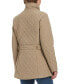 Фото #8 товара Women's Hooded Stand-Collar Quilted Coat