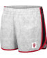 ფოტო #3 პროდუქტის Women's White, Black Indiana Hoosiers The Plastics Geo Print Shorts