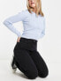 Фото #4 товара Weekday Rowe Extra high waist straight fit jeans in echo black