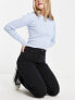 Фото #7 товара Weekday Rowe Extra high waist straight fit jeans in echo black